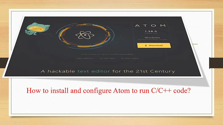 How to install Atom and remove error: 'g++' could not be spawned. Is it installed and on your path?