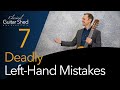 7 deadly left hand mistakes on classical guitar avoid at all costs