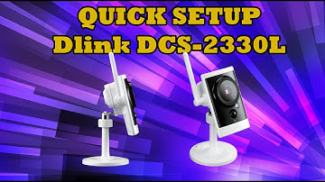 QUICK SETUP with motion detection for Dlink DCS-2330L