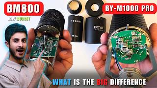 Budget vs Pro Condenser Mic Internals Exposed! | BM800 vs BY-M1000 Pro