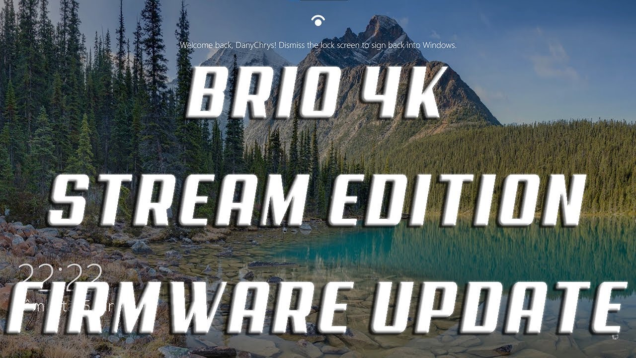 ⁣Logitech Brio 4k Stream Edition Firmware Update