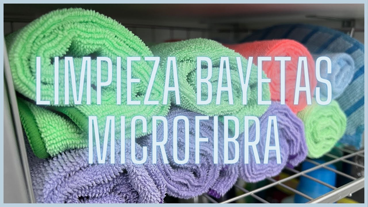 🧺 ¿CÓMO LIMPIAR LAS BAYETAS DE MICROFIBRA? 🧺 LIMPIEZA BAYETAS 🧼🫧 