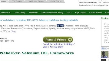 Selenium Tutorial Training - Example WebDriver RC Java Grid Part 2