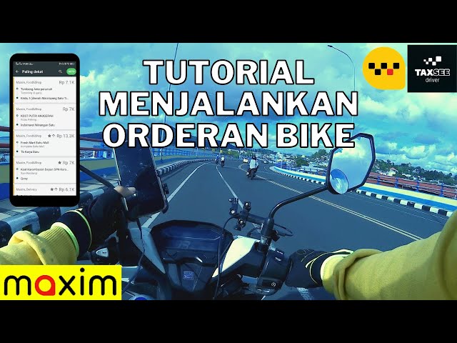 Tutorial Bike Maxim Driver, Cara Menggunakan Maxim Driver Bike class=