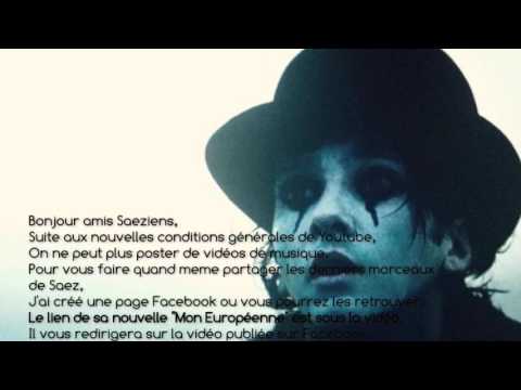 Saez - Mon Européenne - Album 2016