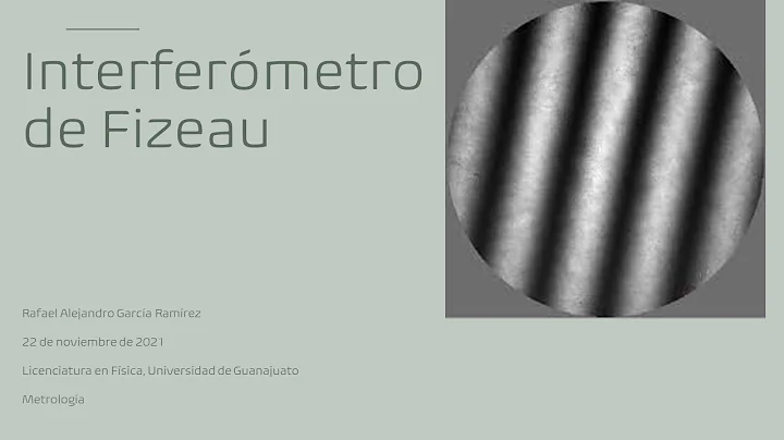 Interferómetro de Fizeau - Breve Resumen
