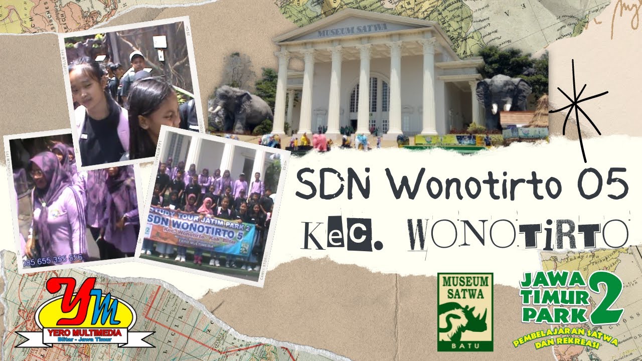 Wisata SDN Wonotirto  5 Kec. Wonotirto Kab. Blitar Ke Jatim Park 2 Kota Batu Tahun 2023