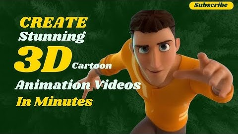 Create Stunning 3D Cartoon Animation Videos In Minutes— Step-by-Step Tutorial!