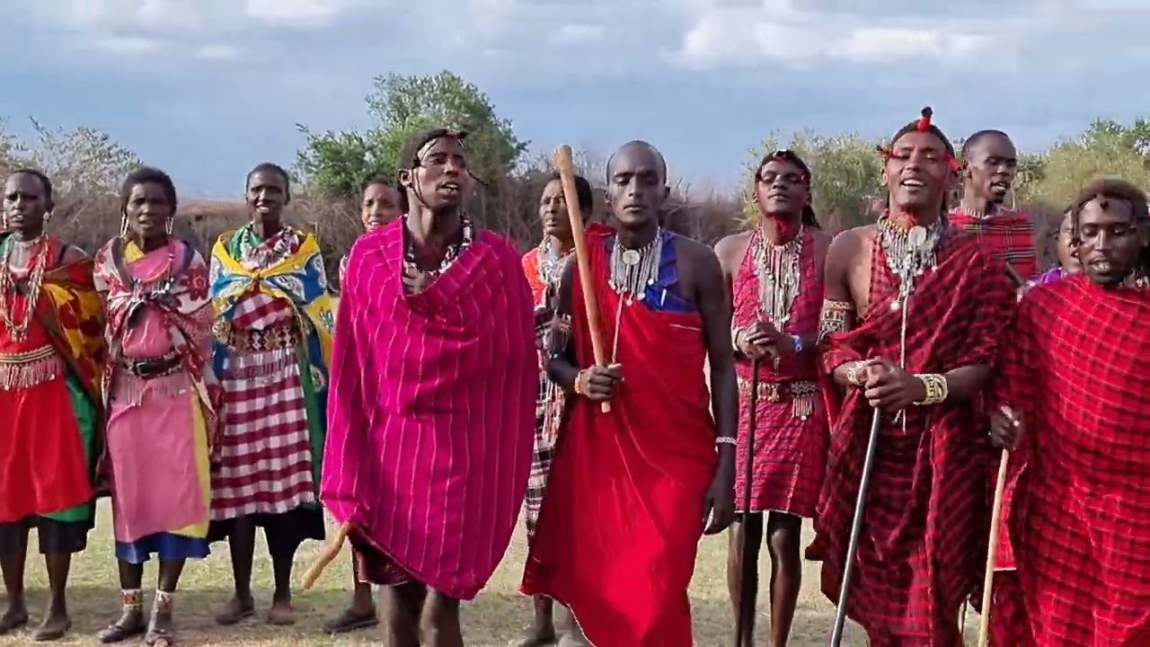 Masai Mara Village Welcome