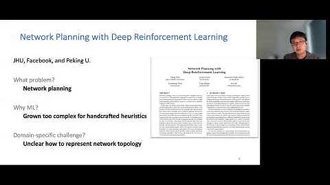 ML for Networking (SIGCOMM
