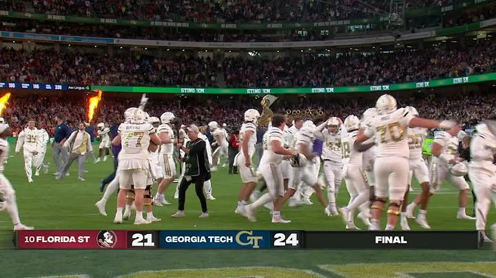 Georgia Tech (+360) UPSETS Florida State in Dublin 🇮🇪 | ESPN BET
