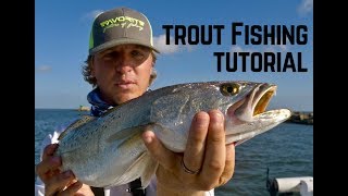 HOW TO CATCH TROPHY SPECKLED TROUT EASY + Nonstop Sea trout Fishing with Tips screenshot 3