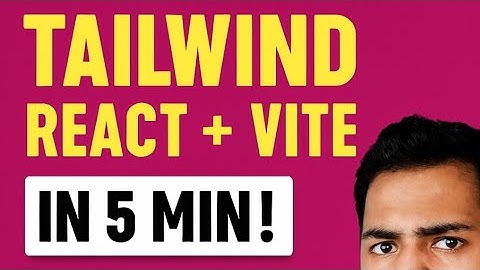 Install Tailwind CSS in React Vite in hindi | Fast & Easy Setup (2025 Guide)