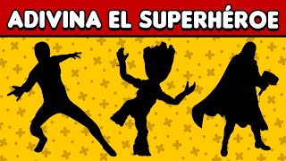 😎 Adivina SUPERHÉROES DE MARVEL Y DC por su SILUETA 💪- Quiz Like