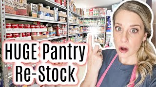Pantry Restock & Cooking With Food Storage