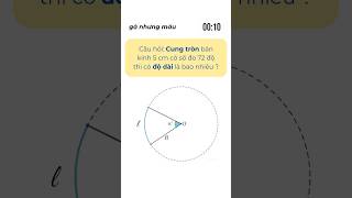 Tính độ dài cung tròn - #26 Tính độ dài cung tròn - #26