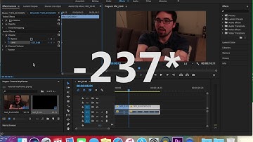 Adobe Premier: Fade in and Fade out with Keyframes