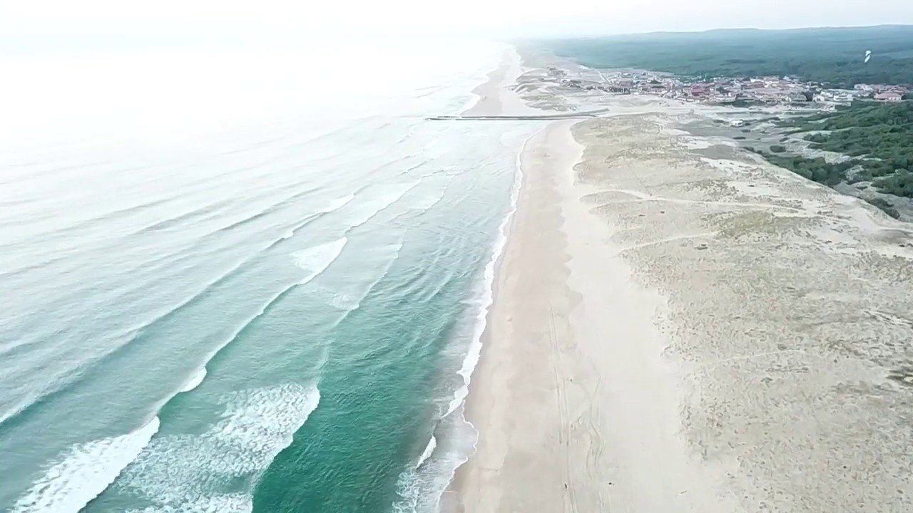 Contis Contis Beach, Saint Julien en Born, Landes, France (Atlantic Coast ...