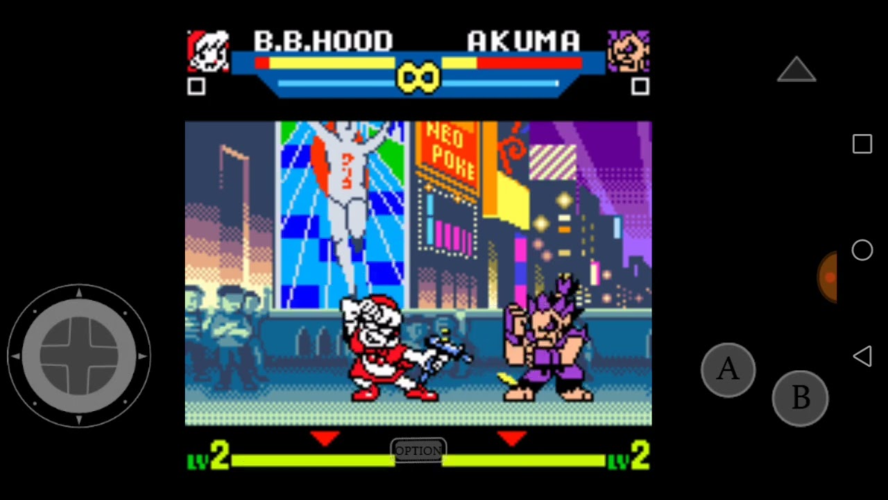 SNK vs CAPCOM Match of the Millennium - B.B. Hood vs Akuma (Sparring; Japan 3)