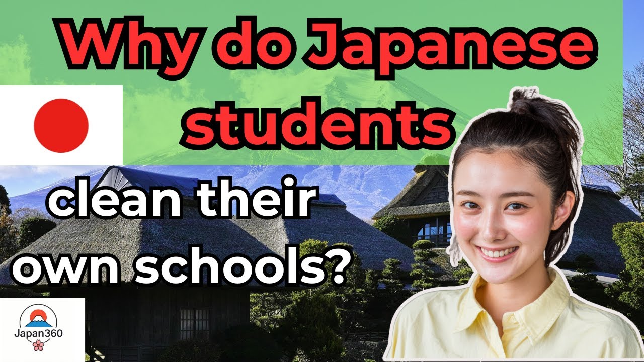 Japanese students clean ！【Why do Japanese students clean their own schools】【Japan360insights】