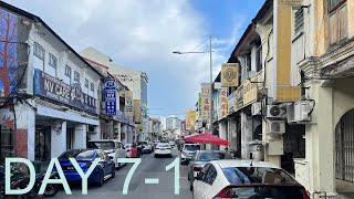 VR180 2023 DAY7-1. Walking around George Town, Penang island, Malaysia