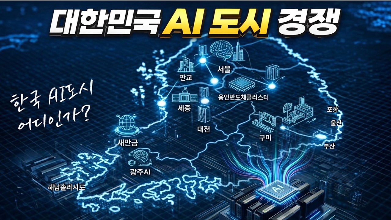 AI 시대, 대한민국 도시 경쟁｜AI 도시는 어디일까?