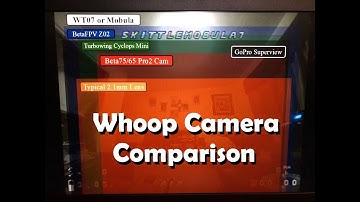 Whoop FPV Camera Comparison: Beta75 Pro 2, Beta75X, Mobula7, WT-07