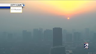 Dangerous air quality Friday due to West Texas wildfire smoke