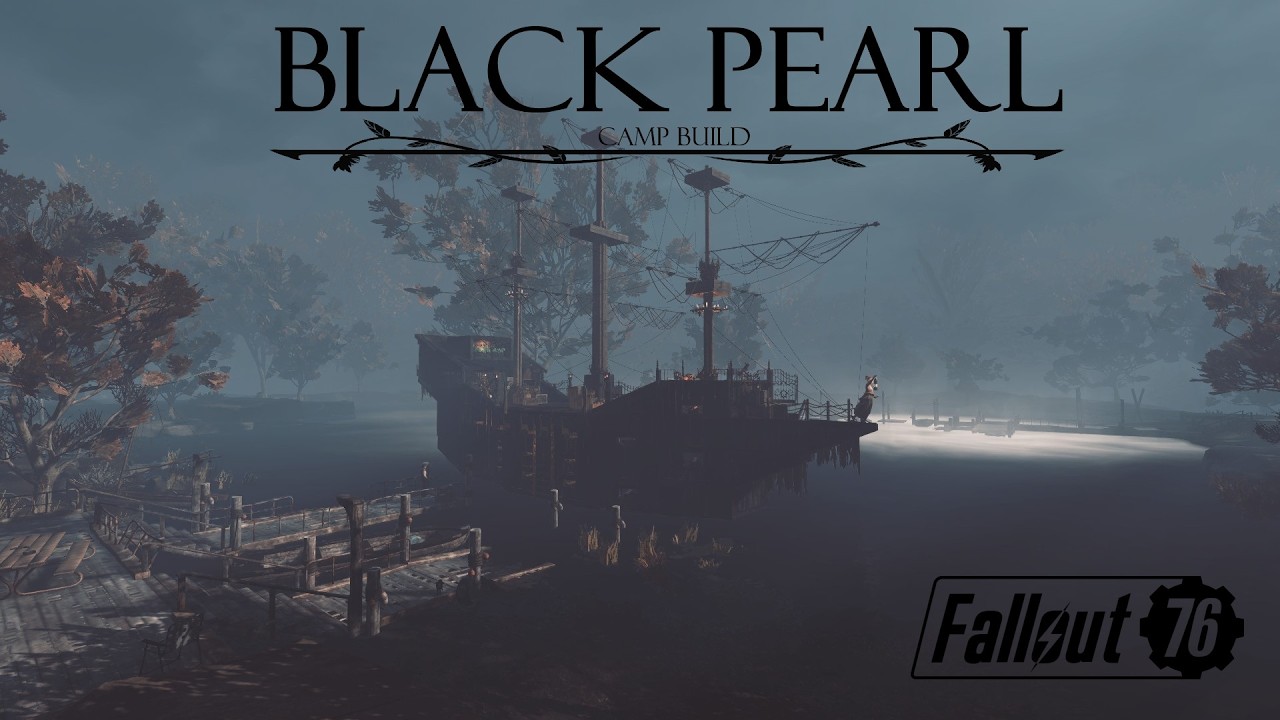 Fallout 76 Camp | Pirate Ship - BLACK PEARL - YouTube