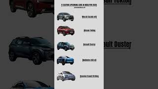 5 Upcoming Cars In India For 2026 #automobile #trendingshorts