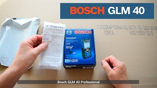 Обзор Дальномер Bosch GLM 40 Professional из Rozetka