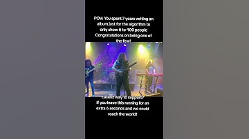 7 years of effort for 6 seconds of time! #progressivemetal #metal