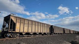 BNSF GEVO Leads Empty Coal Train