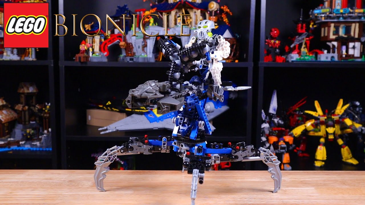 Bionicle Retro Review: 8954 Mazeka - YouTube