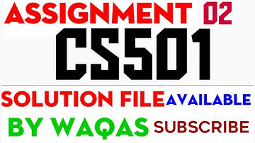CS501 Assignment Solution Fall 2021|CS501 Assignment 2|cs501 assignment solution