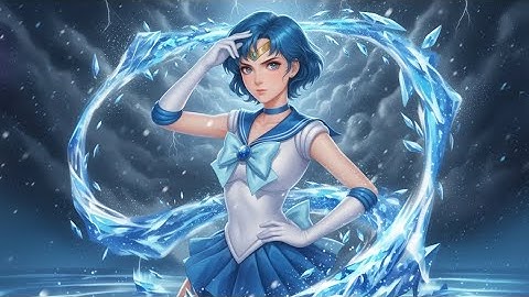 Sailor Mercury’s Mercury Aqua Blizzard AI Attack!