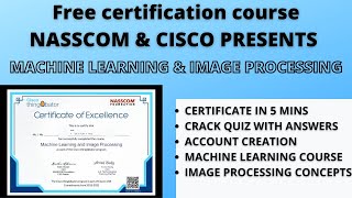 CISCO FREE CERTIFICATION COURSE |MACHINE LEARNING AND IMAGE PROCESSING