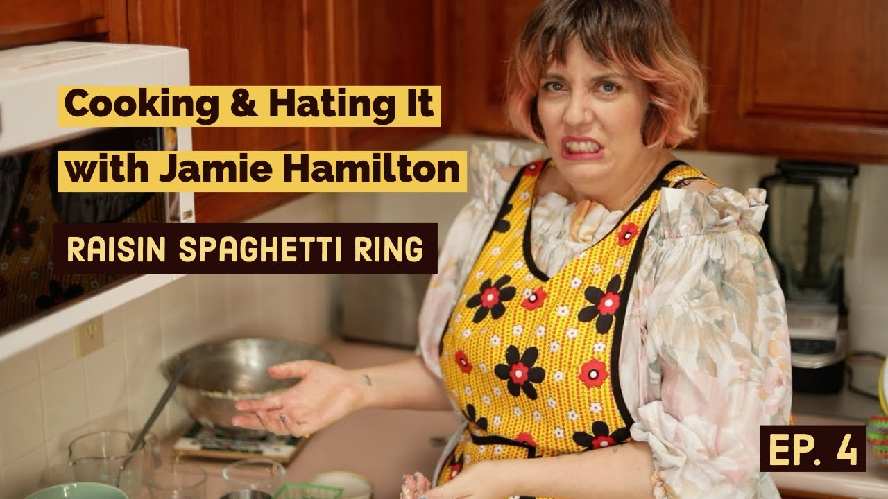 Testing a Raisin Spaghetti Ring Vintage Recipe - Did I barf? Anti-diet cooking show.