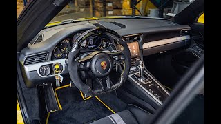 Steering Wheel LED Shift Light Demonstration on Porsche 991.2 GT3
