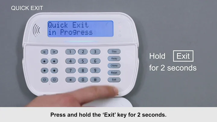 Activating Quick Exit on the PowerSeries Neo LCD Keypad