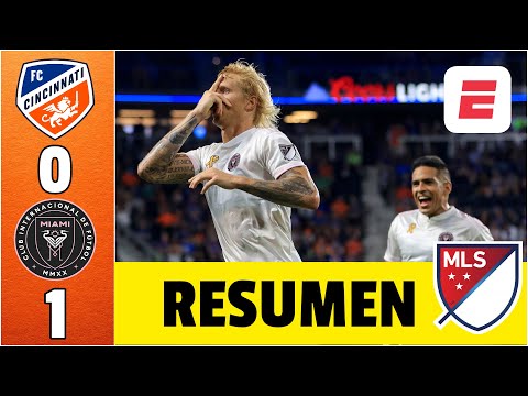 FC Cincinnati 0-1 Inter Miami. Gol a última hora de Brek Shea salva al equipo de Beckham | MLS