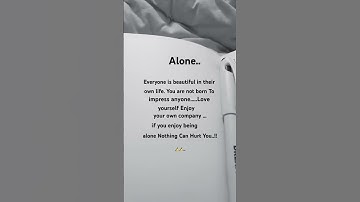 Finding Strength in Solitude | Inspirational Quote About Being Alone empowering life quotes #shorts