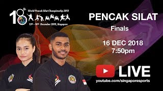 (A1) Komang Harik 🇮🇩 vs 🇹🇭 Khufaron Arsae | 18th World Pencak Silat Championship 2018