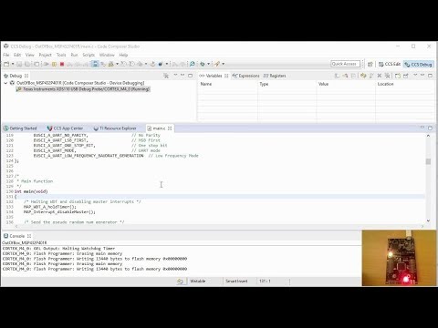 Getting Started Demo with CCSv6 and the MSP432 LaunchPad 2019