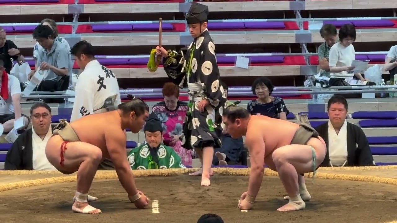 おお①です。二子山部屋 2点 2025年9月場所 13日目 #sumofood #sumo #大相撲 #相撲部屋