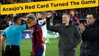 Tactical Analysis: Barcelona 1 - 4 PSG | Ronald Araujo’s red card turned the game