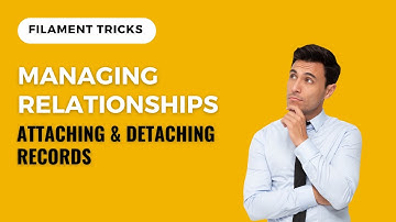 Laravel Filament Managing Relationships - Attaching & Detaching Records