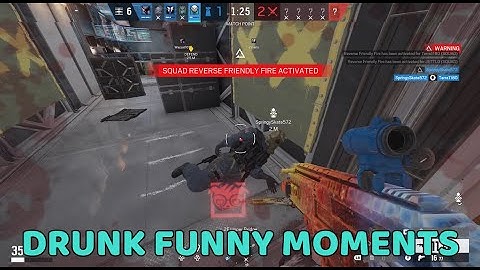 We tried a siege drinking game... Part 1 - Rainbow Six Siege