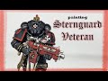 Painting my favorite Sternguard Veteran as a Black Templar!