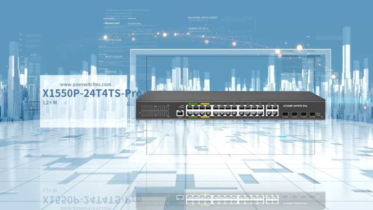SvelolNetwork L2+ Managed Enterprise PoE Switches 24 to 48 ports